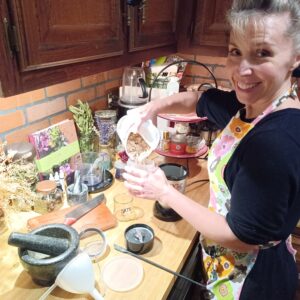 Crafting herbal products in the kitchen